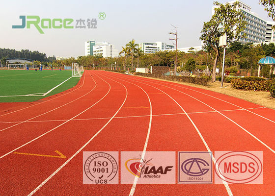 Outdoor Durable Rubber Running Track Material Anti Oxidation Wear Resistant